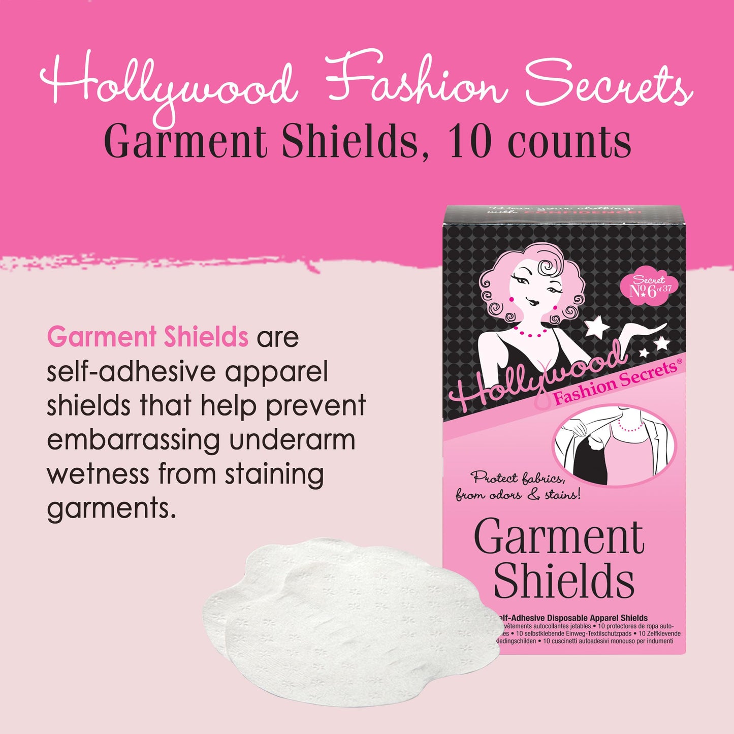 Hollywood Fashion Secrets Garment Shields no 5th panel #52481