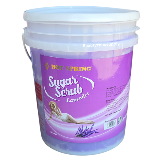 Hot Spring Sugar Scrub – Lavender (5-Gallon Spa Pail)