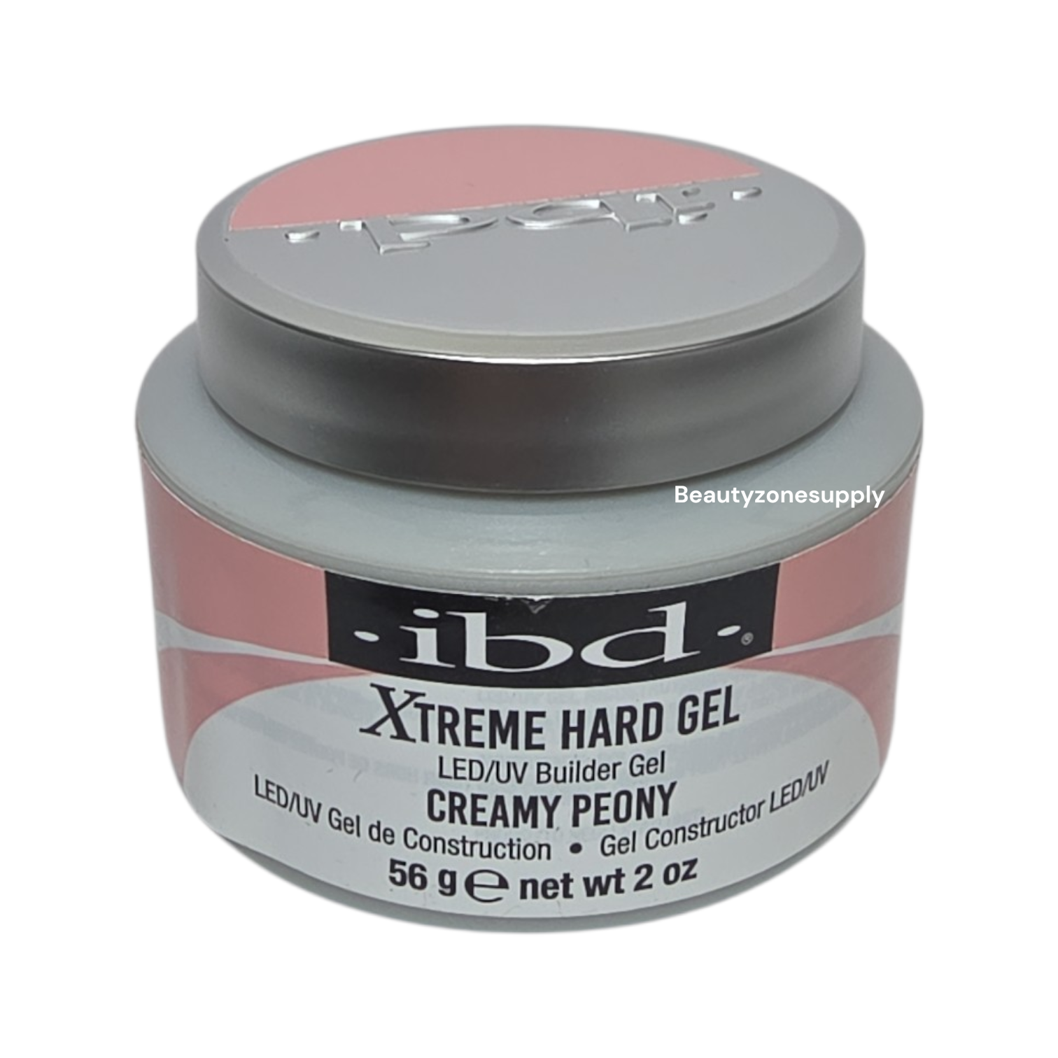 IBD Xtreme Hard Gel LED/UV Builder Gel Cremy Peony 2 oz #49930