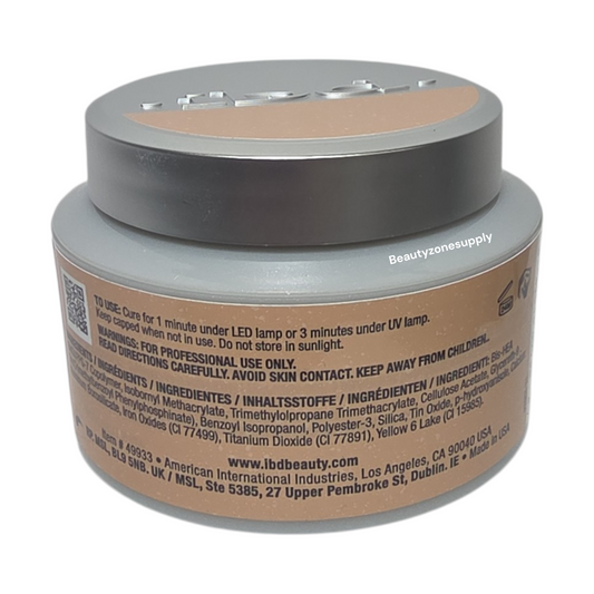 IBD Xtreme Hard Gel LED/UV Builder Gel Champagne Sparkle 2 oz #49933
