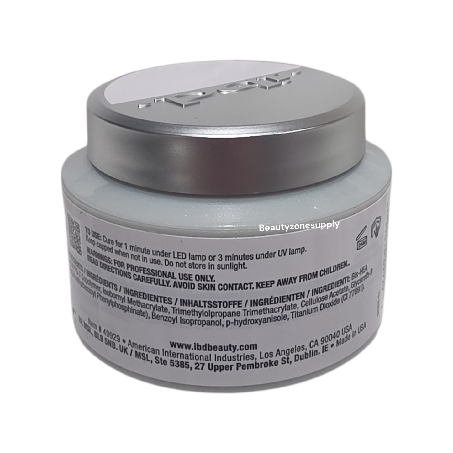 IBD Xtreme Hard Gel LED/UV Builder Gel Milk White 2 oz #49929