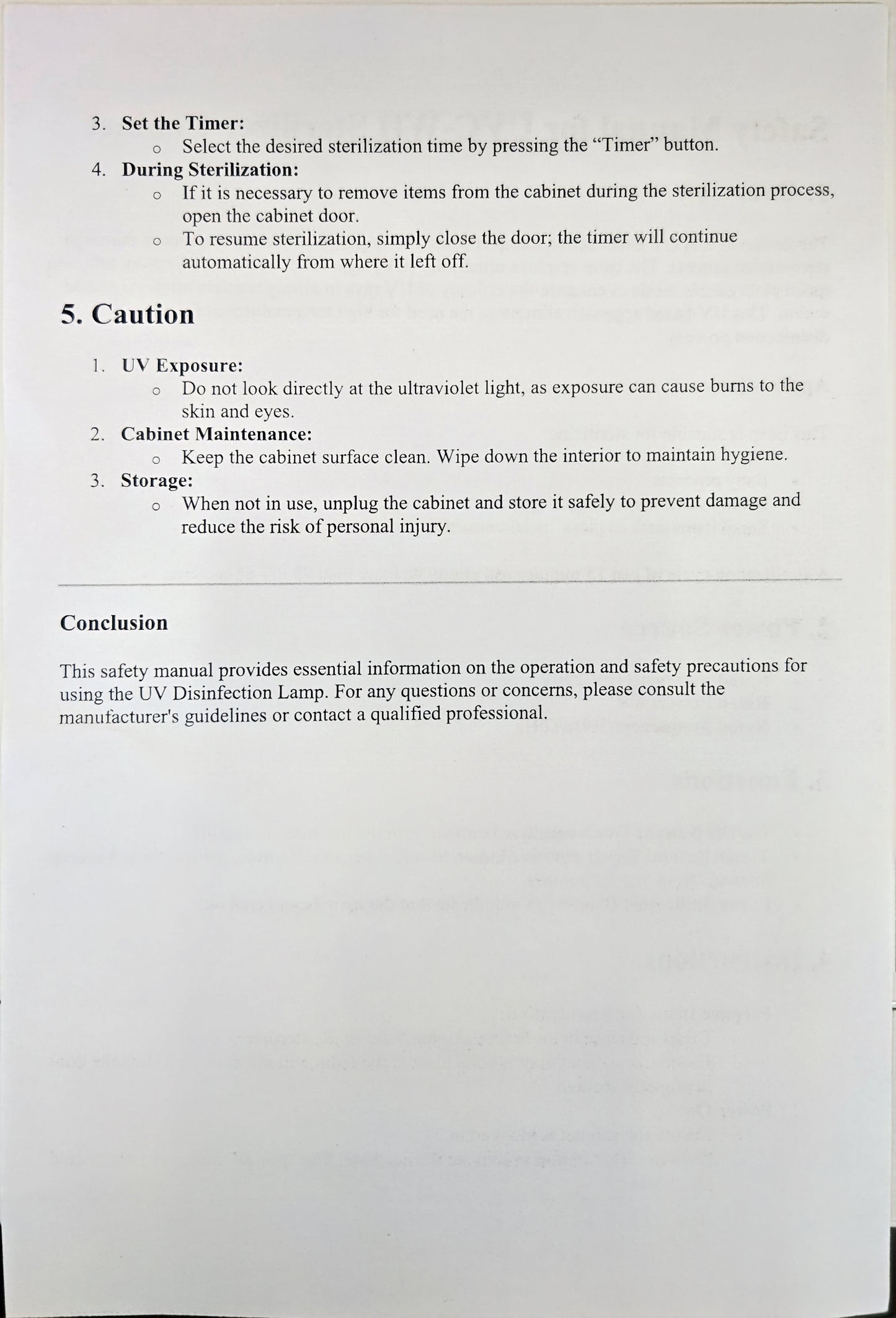 Ikonna Sterilizer Cabinet Germicidal with Timer UVC-WH