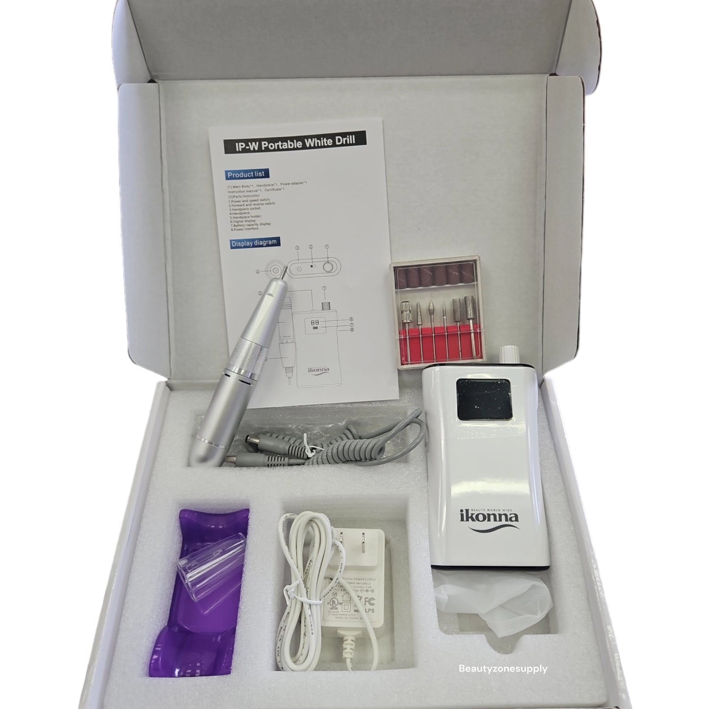 Ikonna Nail Drill Portable up to 35k RPM