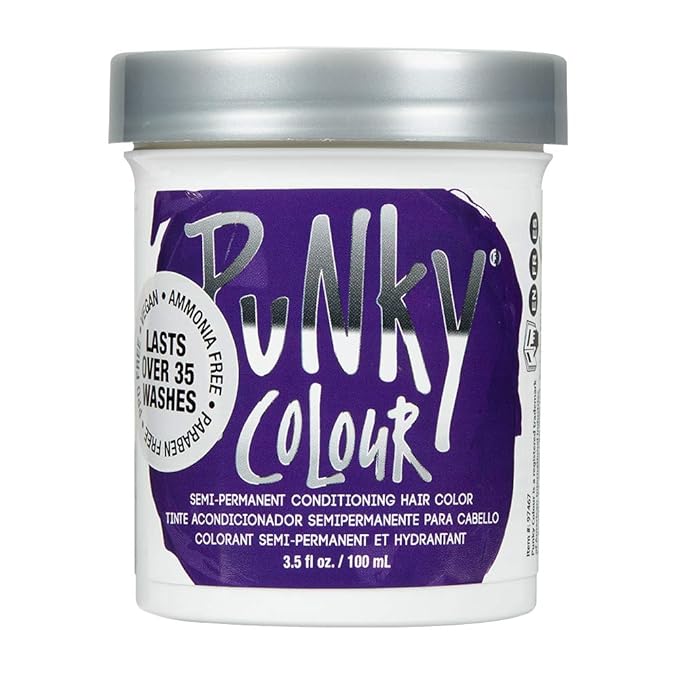 Punky Colour Semi-Permanent Conditioning Hair Color Plum 3.5 Oz #97467