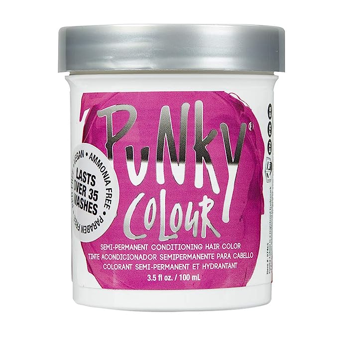 Punky Colour Semi-Permanent Conditioning Hair Color Flamingo Pink 3.5 Oz #97465