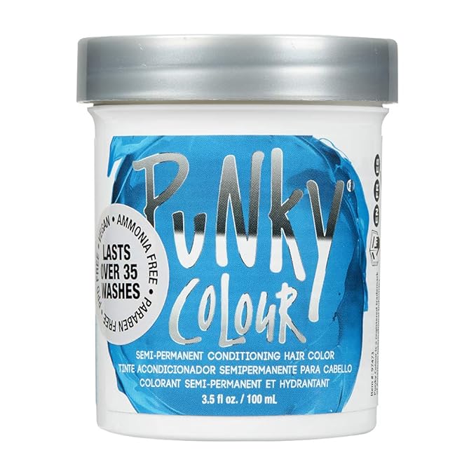 Punky Colour Semi-Permanent Conditioning Hair Color Lagoon Blue 3.5 Oz #97473