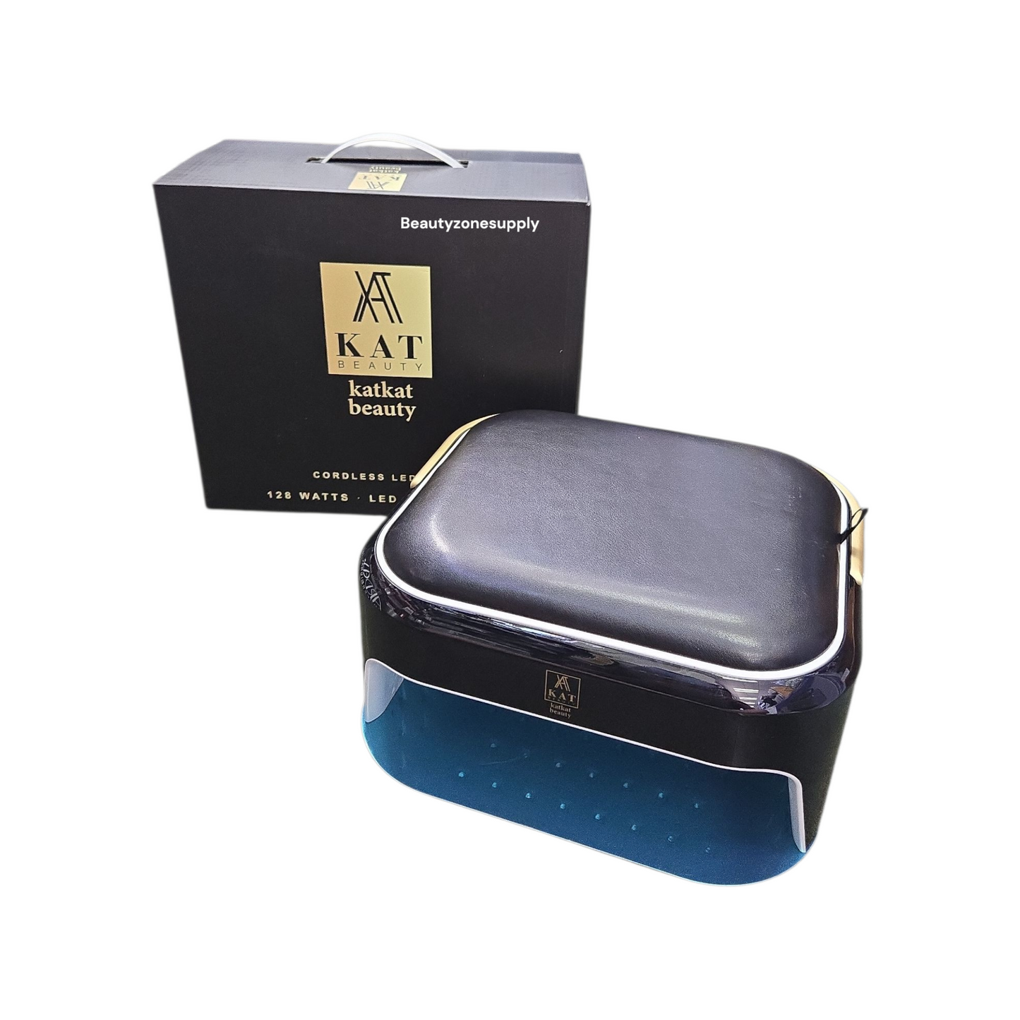 KAT Hybrid Cordless Rechargeable UV/LED Nail Lamp 128 Watts