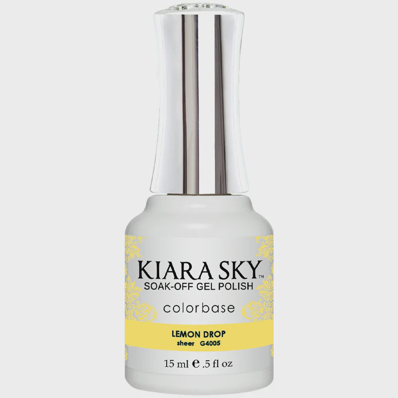 Kiara Sky Gel Polish Jelly Lemon Drop 0.5 oz #G4005