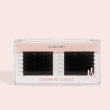 Load image into Gallery viewer, Kiara Sky Lash Extensions Cashmere Classic Thickness 0.15 Curl CC Length 14mm CLCC1514