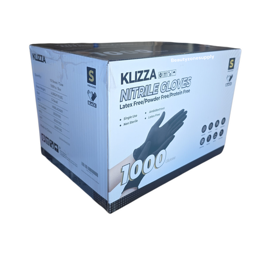 Klizza - Gloves Nitrile Case 10 box Black