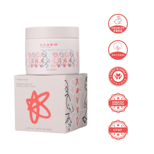 Knspo The Toner Pads All Skin Types 60 Sheets