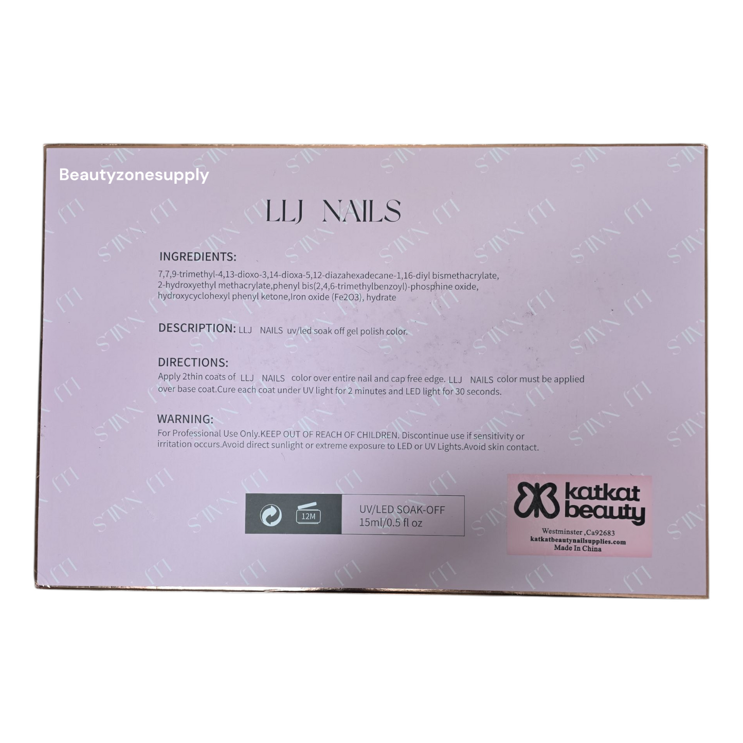 LLJ Nails 36 Fall Color Soak Off Gel Polish