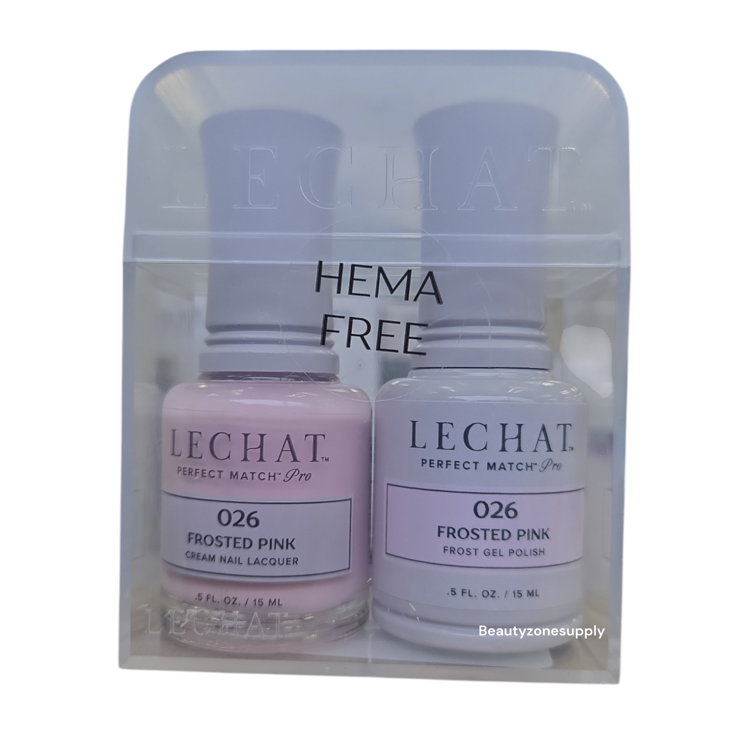 Lechat Perfect match Pro Gel & Lacquer HEMA free Frosted Pink PROD026