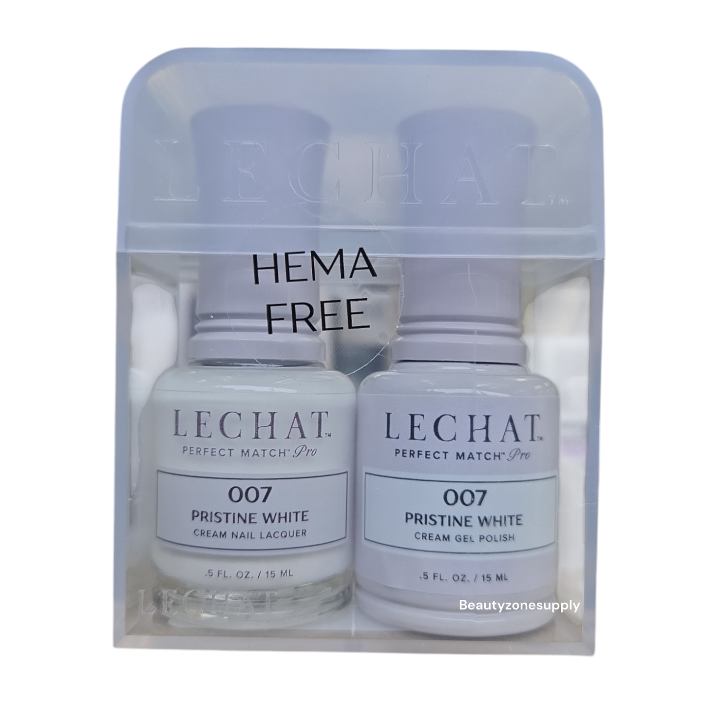 Lechat Perfect match Pro Gel & Lacquer HEMA free Pristine White PROD007