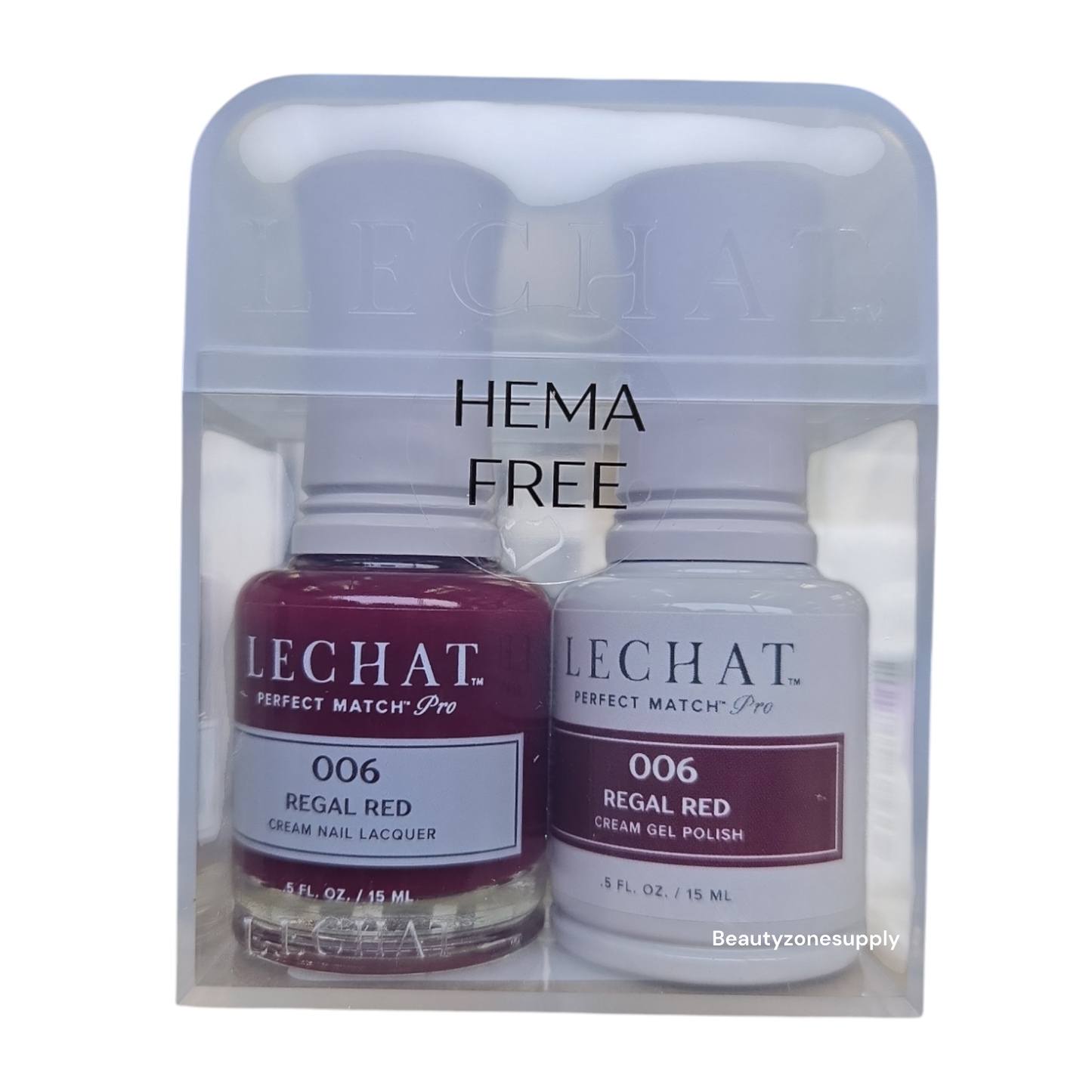 Lechat Perfect match Pro Gel & Lacquer HEMA free Regal Red PROD006