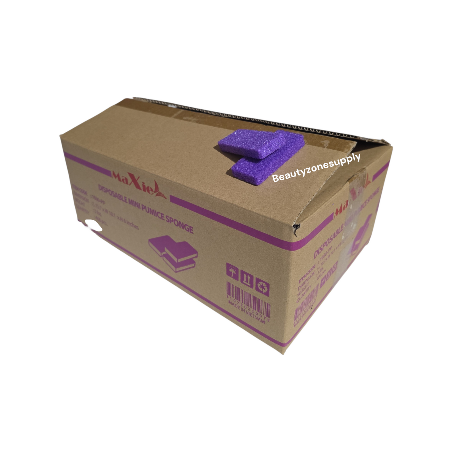 Maxie Mini Pumice Purple Box Case 1600 pcs