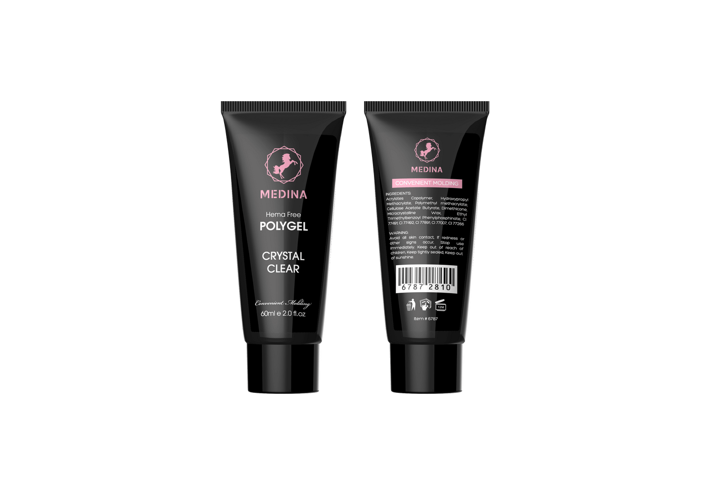 Medina PolyGel Crystal Clear 60ml 2 fl oz