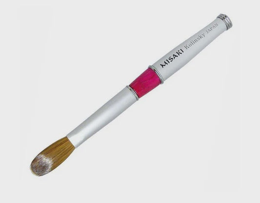 Misaki Nail Brush Kolinsky Silver Handle Japan #16