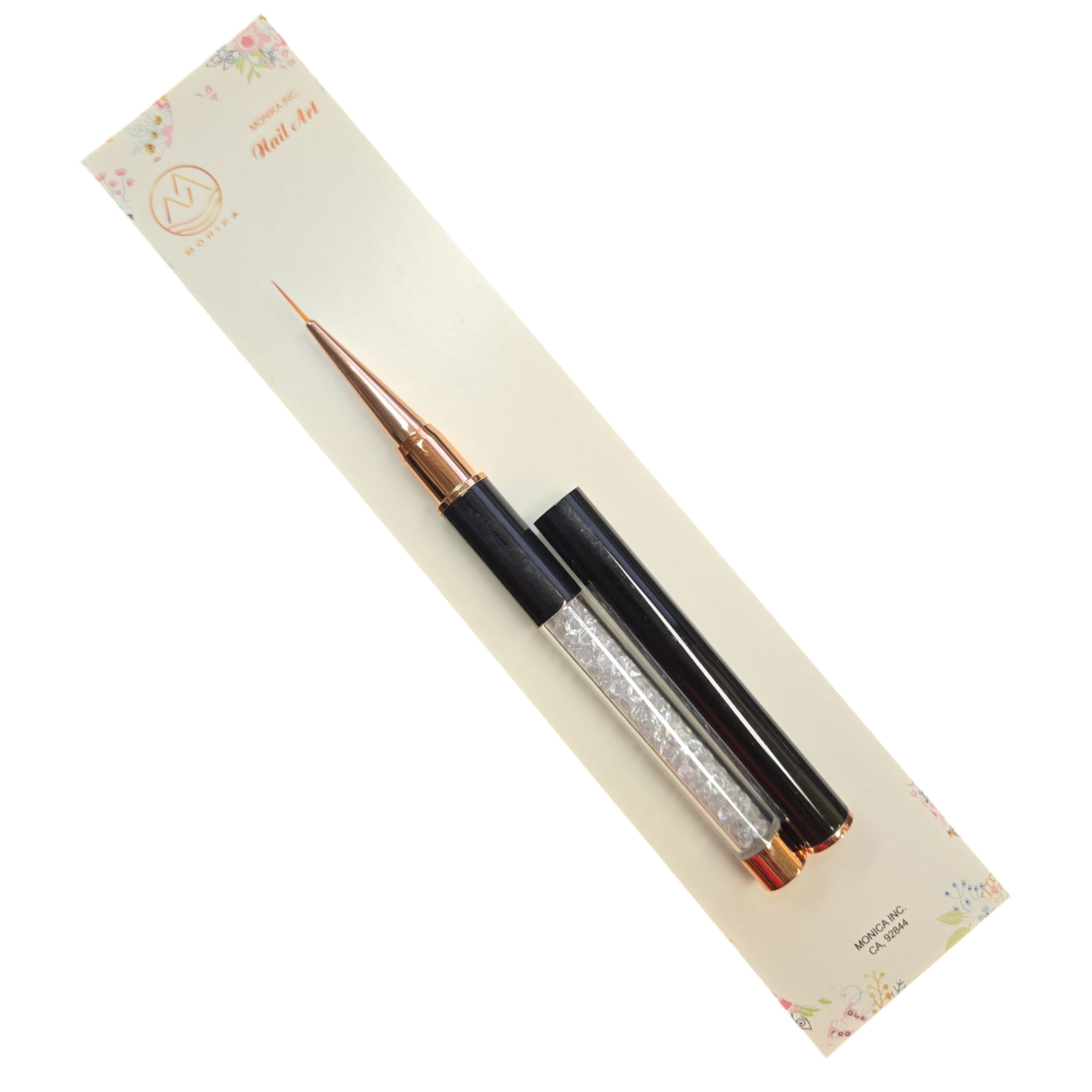 Monika Detail Nail Art Brush plastic Black handle 10 mm
