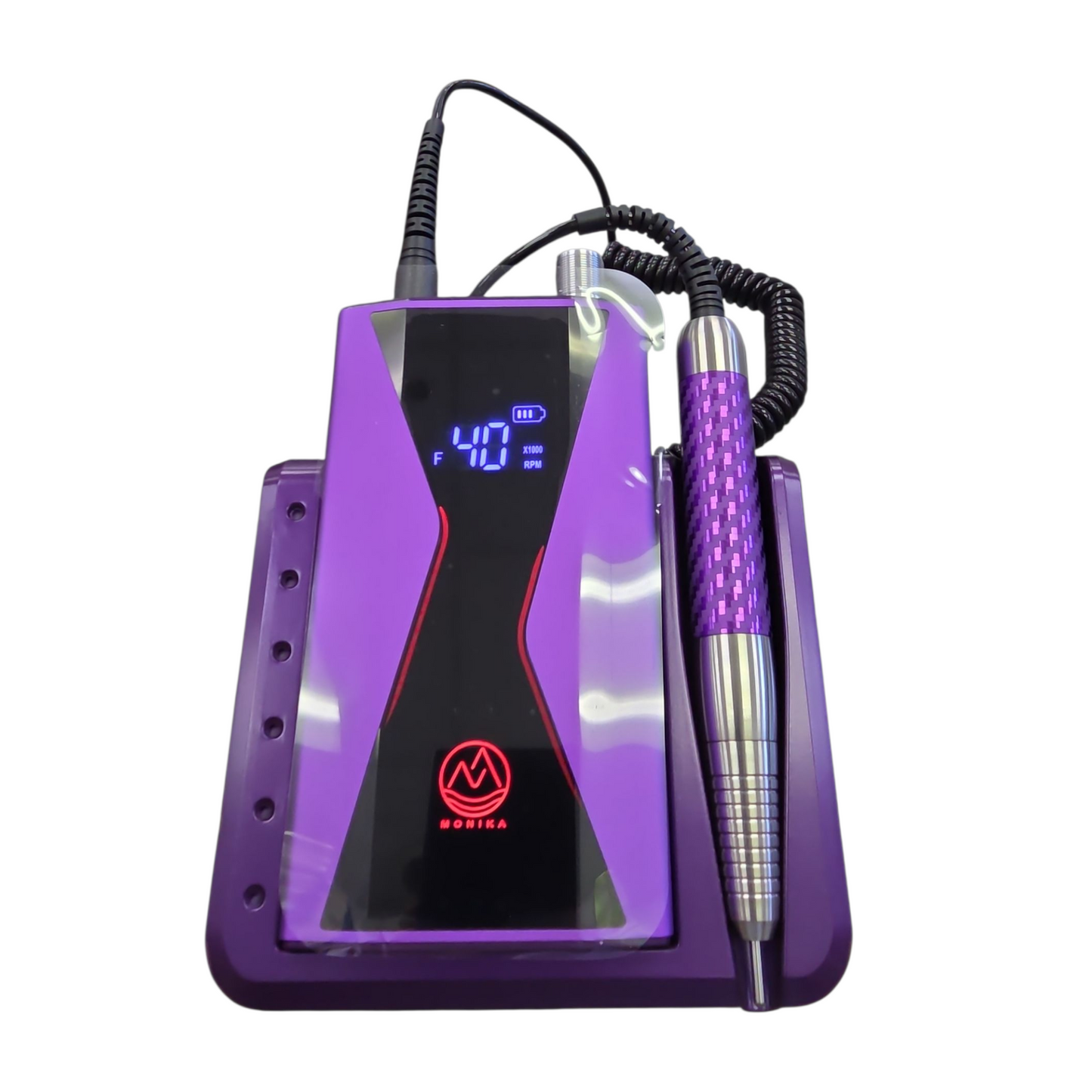 Monika Cordless Nail Drill File Brushless High Speed 40k RPM