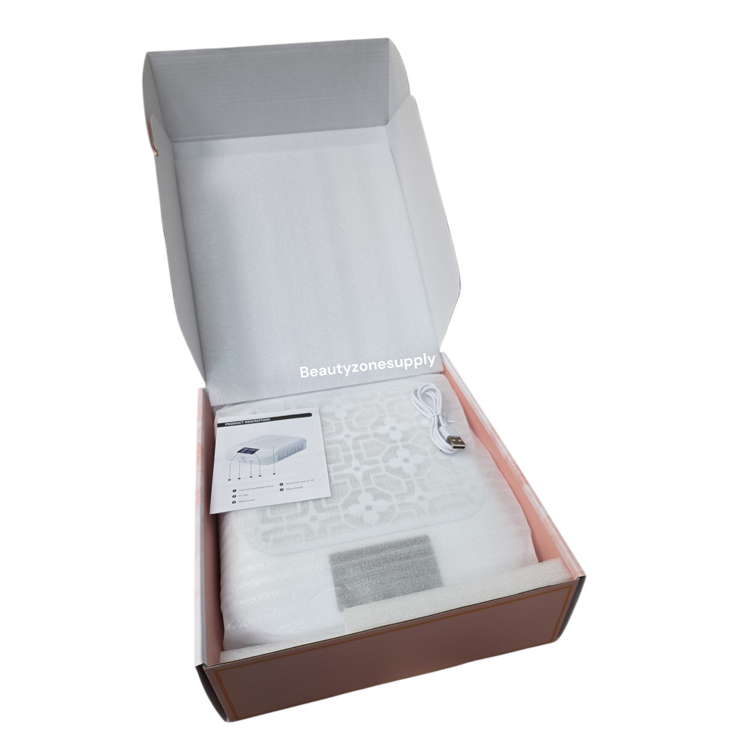 Monika D20 Pro Dust Collector For Nail Salon White