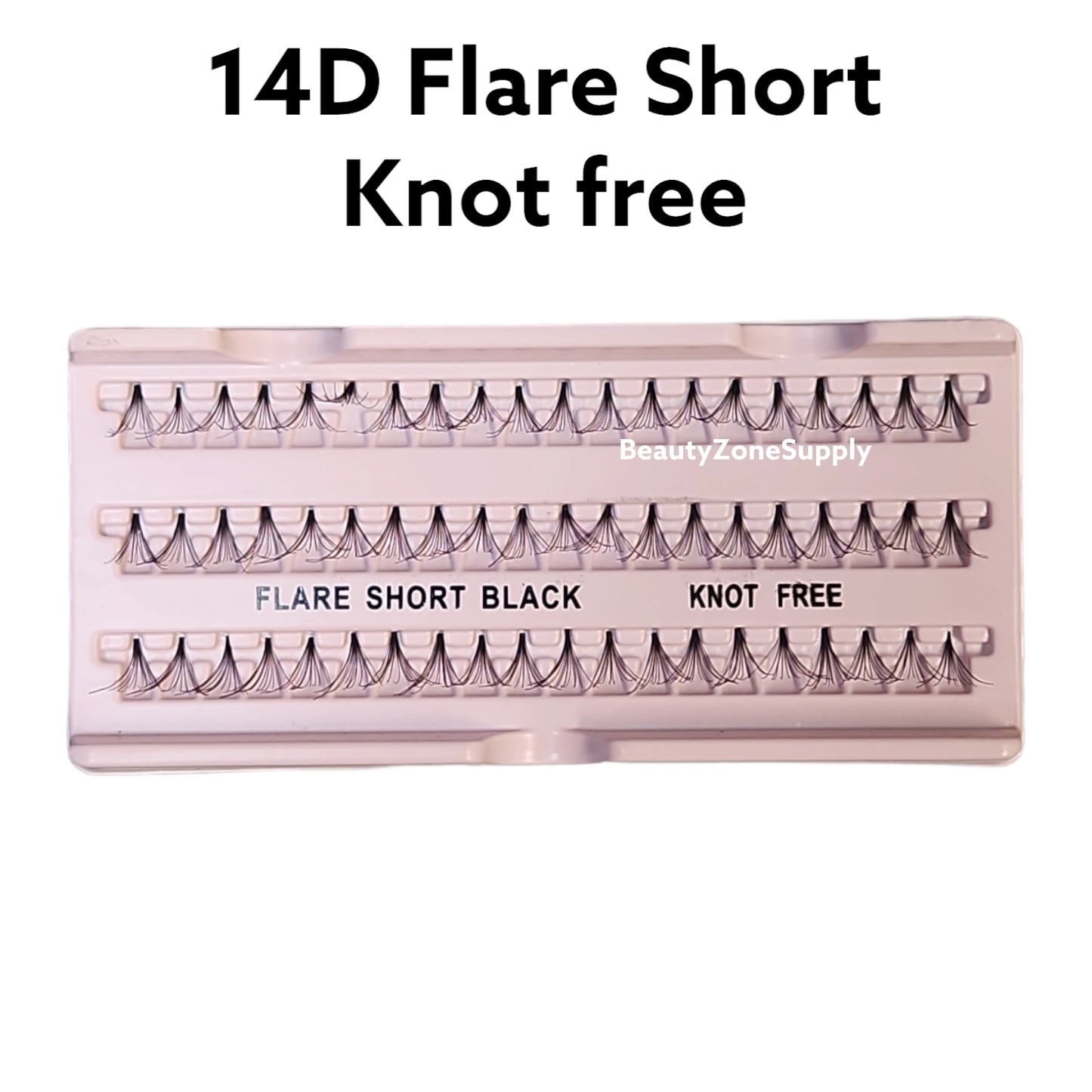 Monika Eyelash Individuals Knot-Free Box 50 Pack - 14D Short