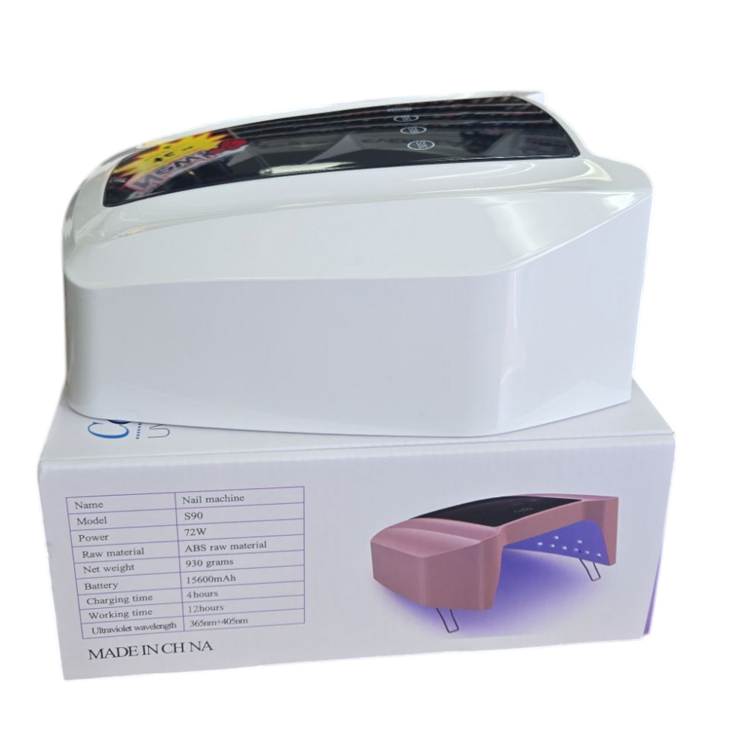 Monika LED/UV Advanced Cordless Lamp 72 W #S90