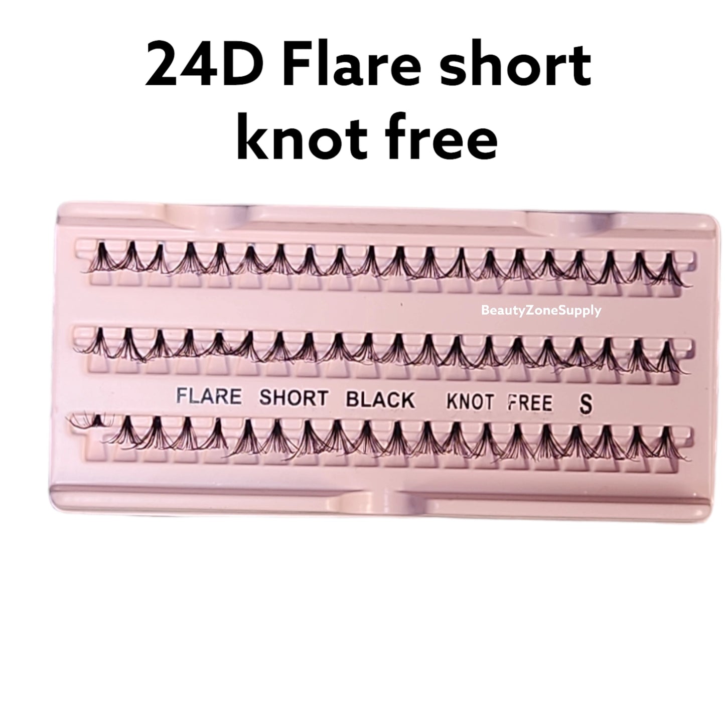 Monika Eyelash Individuals Knot-Free Box 50 Pack - 24D Short