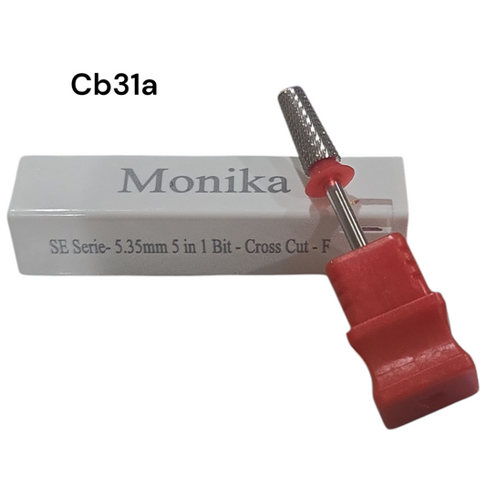 Monika Carbide Bits 5 in 1 Cross Cut 3/32