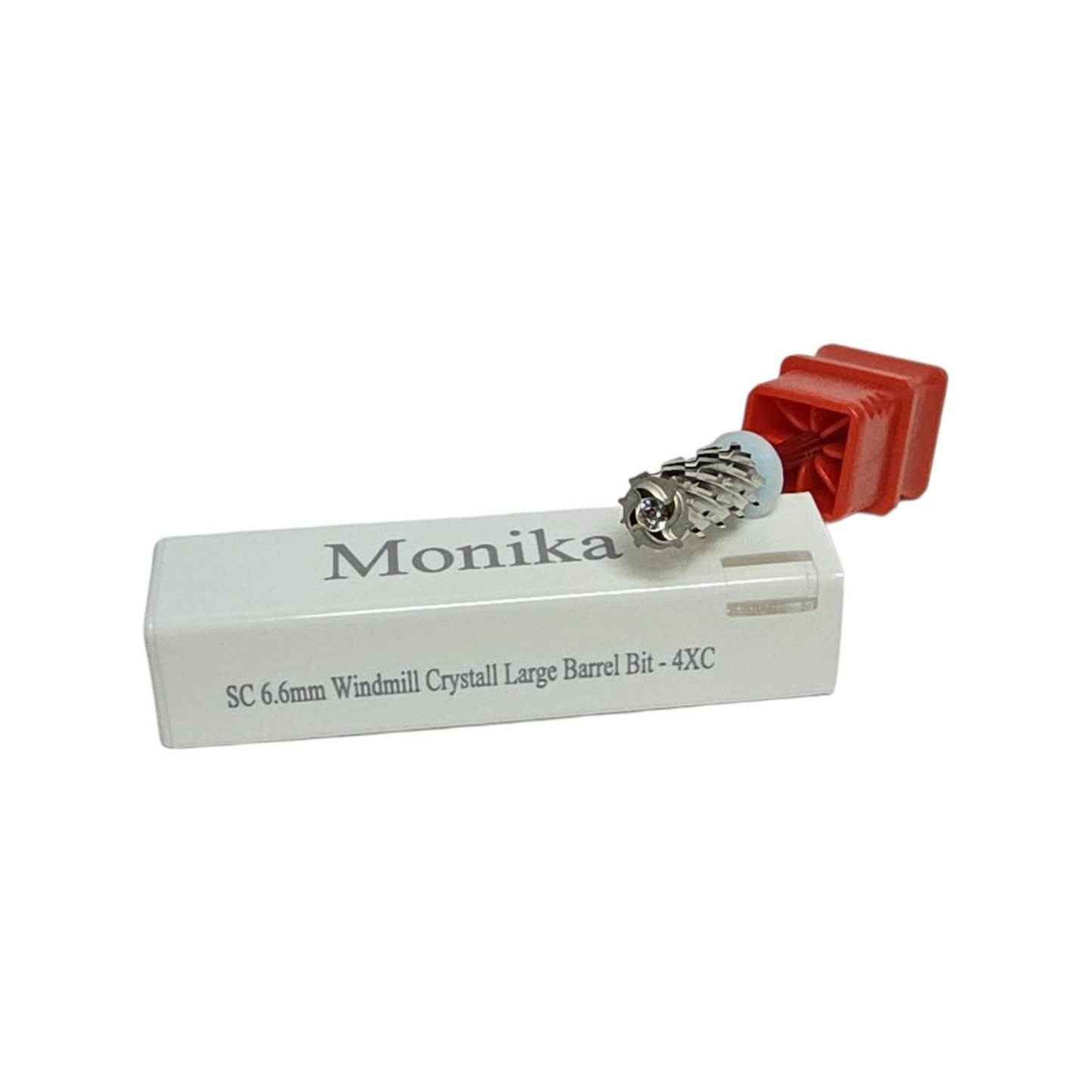 Monika Carbide Bits Windmill Crystal Large Barrel 6.6mm