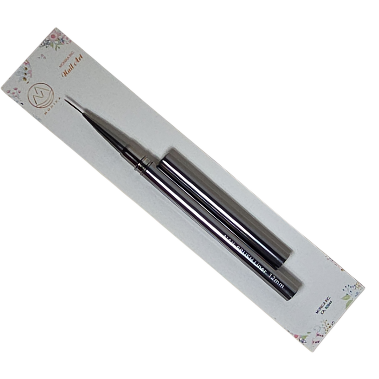 Monika Detail Nail Art Brush Liner Metallic handle