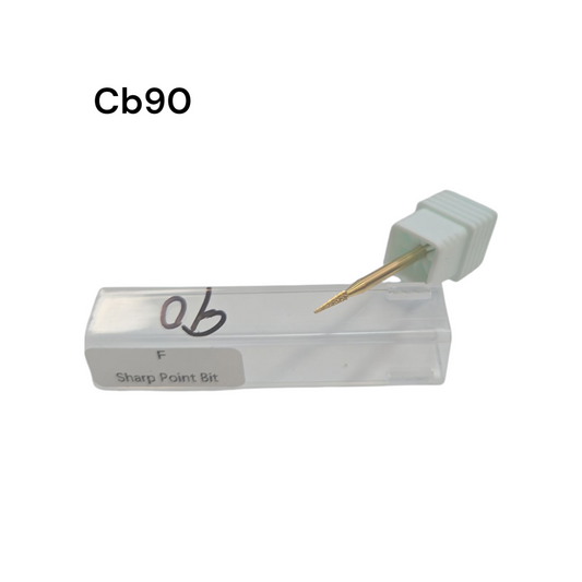 Monika Nail Drill Bits Sharp Point Carbide 3/32