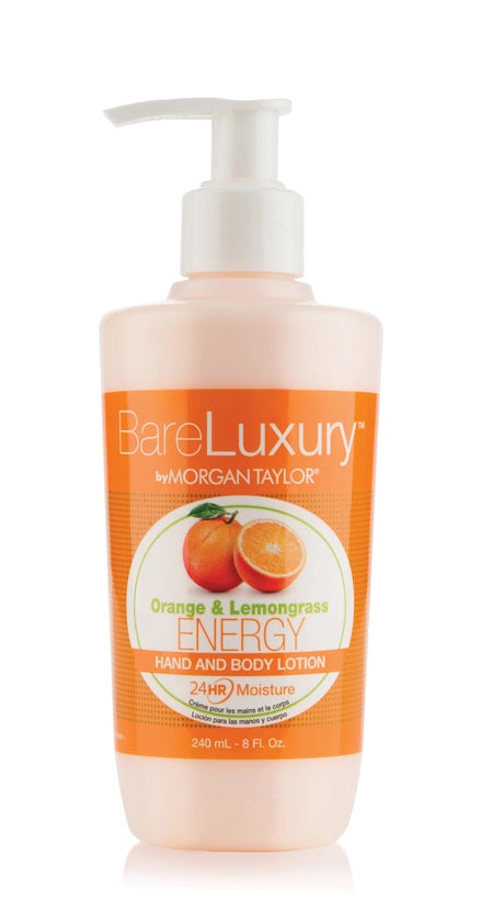 Morgan Taylor Bare Luxury Energy Orange and Lemongrass Lotion 8 Fl. Oz-3610802