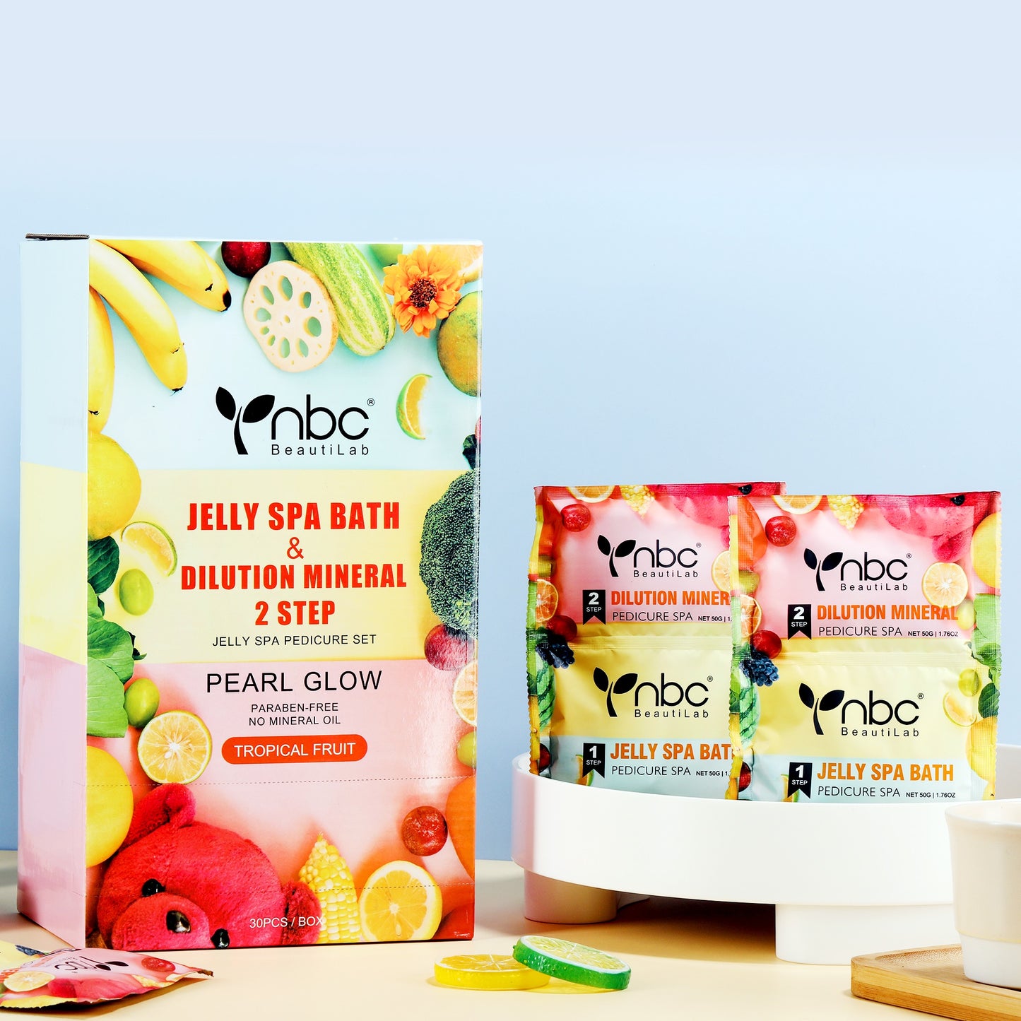 NBC Tropical Fruit 2 in 1 Spa Box 30 Kits
