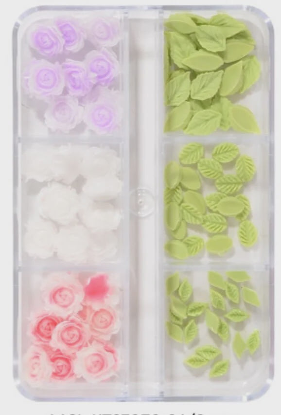 Nail Charm Acrylic 3D Rose Z27101