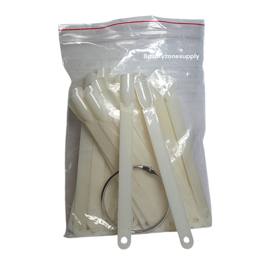 Nail Polish Color Chart Square with Ring 50 pcs