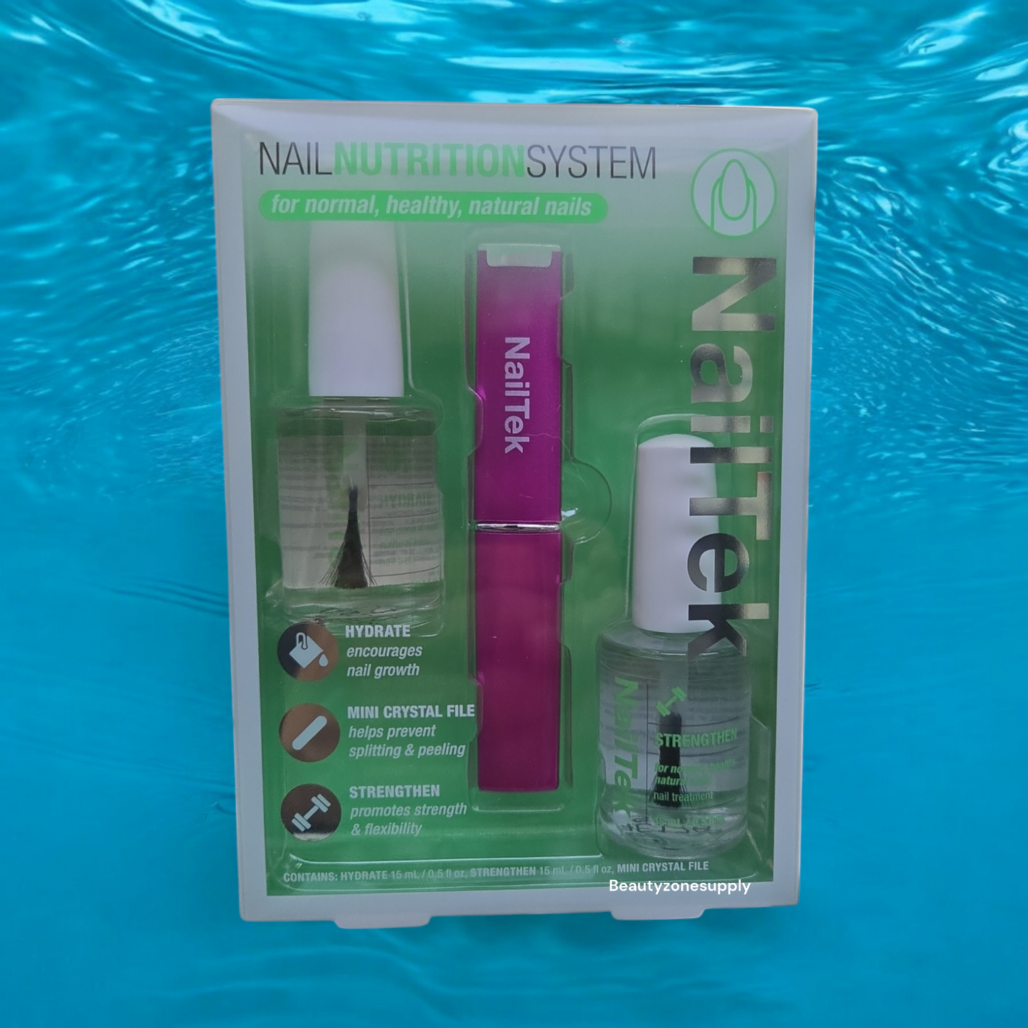 Nail Tek Nutrition Kit For Normal, Healthy Nails- Formula 1 Hydrate, Strengthen, Renew-Cuticle Oil #37806