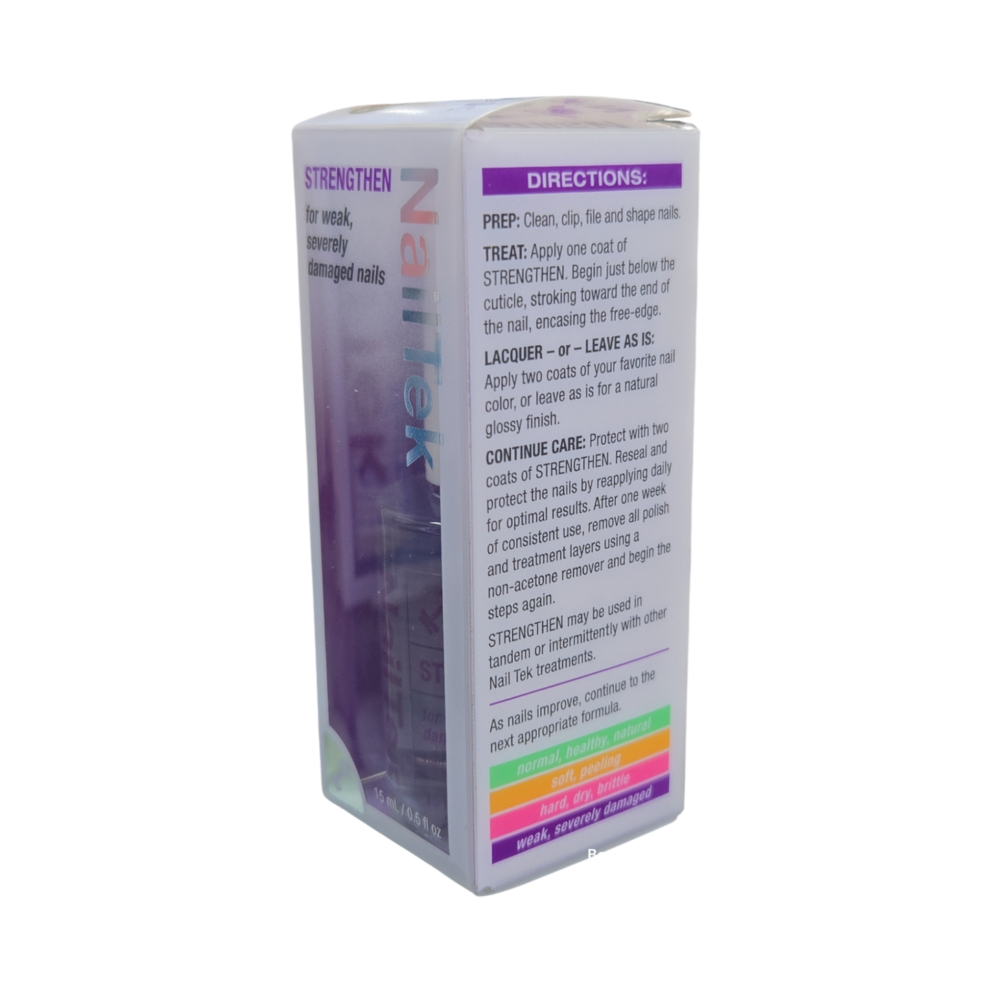 Nail Tek Strengthen 4 For Weak Severely Damaged Nails 0.5 OZ #37827