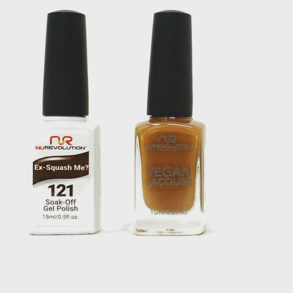 Nurevolution Gel & Polish #121 Ex-Squash Me