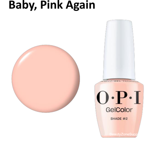 OPI GelColor Inteli-Gel Baby, Pink Again 0.5 oz #GCS050