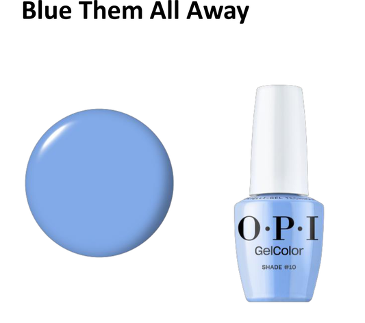 OPI GelColor Inteli-Gel Blue Them All Away 0.5 oz #GCS058