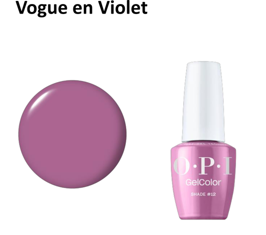 OPI GelColor Inteli-Gel Vogue en Violet 0.5 oz #GCS060
