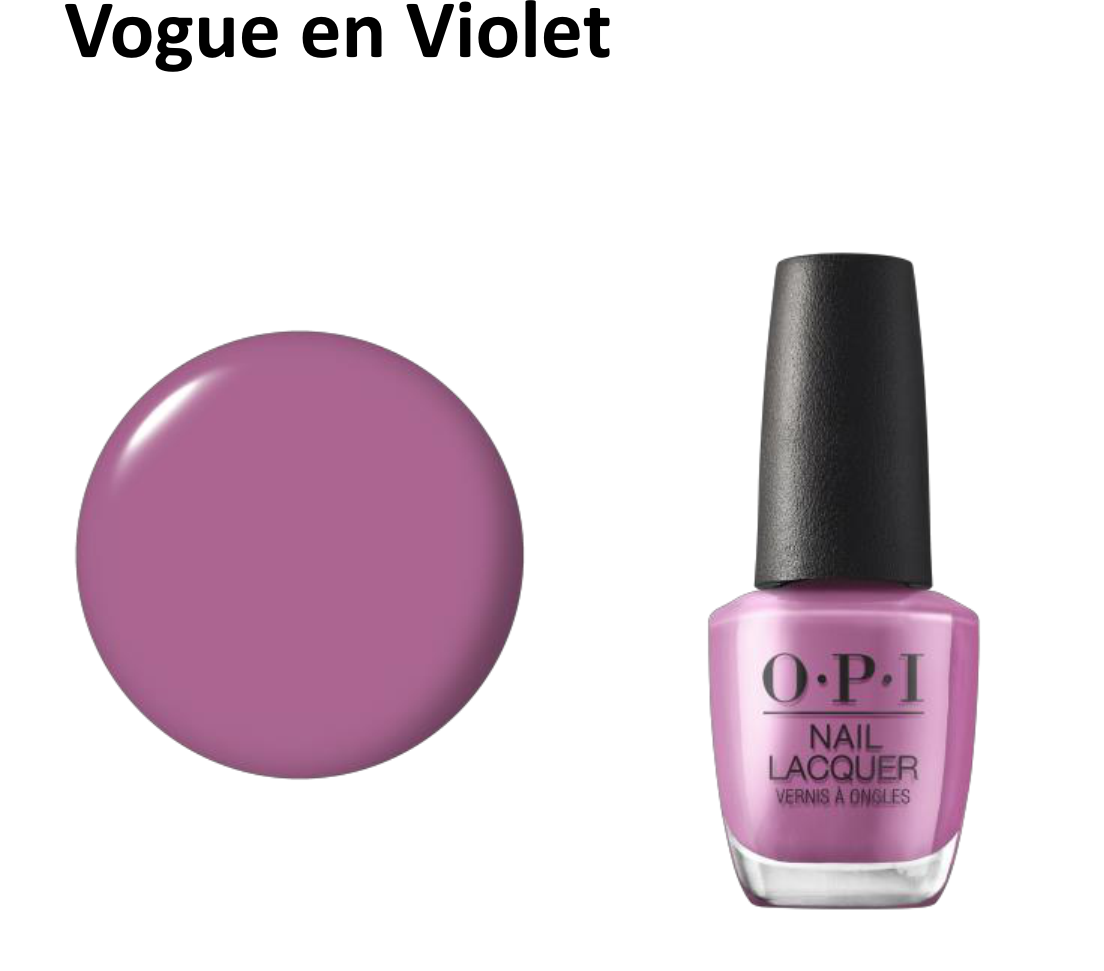 OPI Nail Lacquer Vogue en Violet 0.5 oz #NLS060