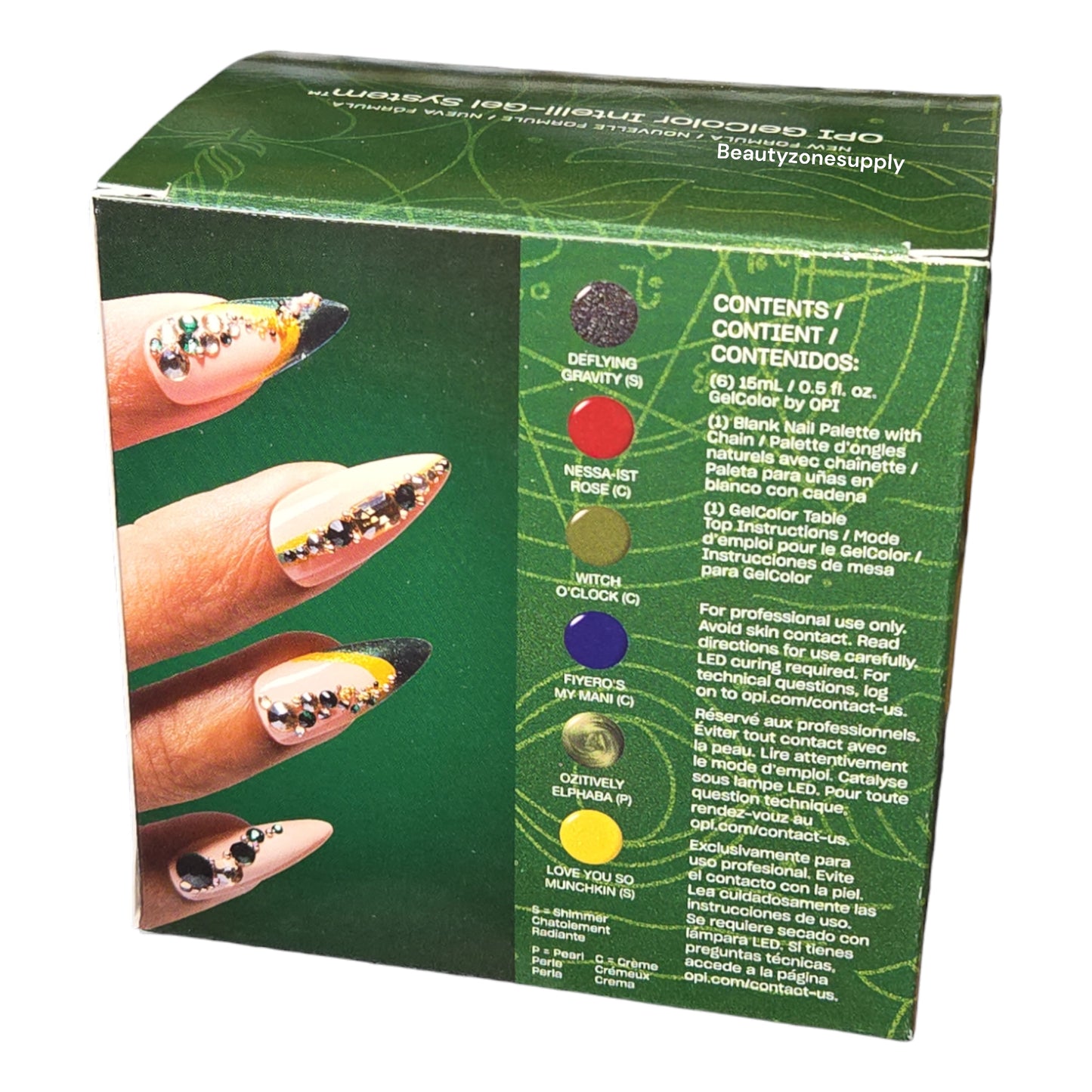 OPI GelColor Inteli-Gel Holiday Wicked ADD-ON KIT #1 #HPR13