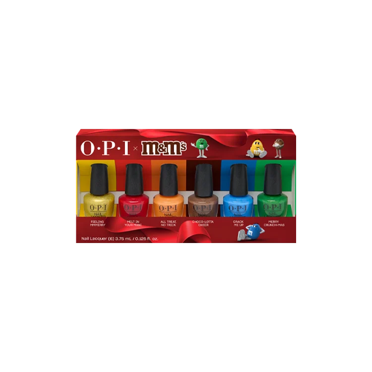 OPI Nail Lacquer 6 pc Mini Pack Holiday 2026 M&M #HRT38