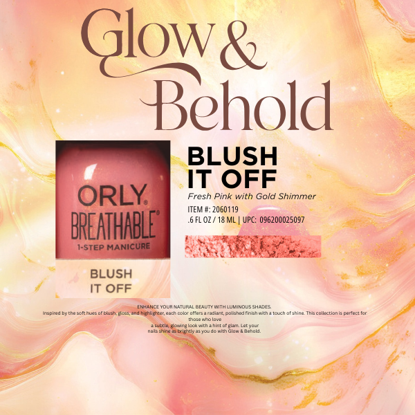 ORLY Breathable Nail Lacquer Blush it Off .6 fl oz #2060119