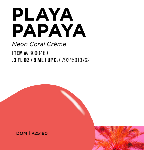 Orly GELFX Playa Papaya 0.6oz #3000469