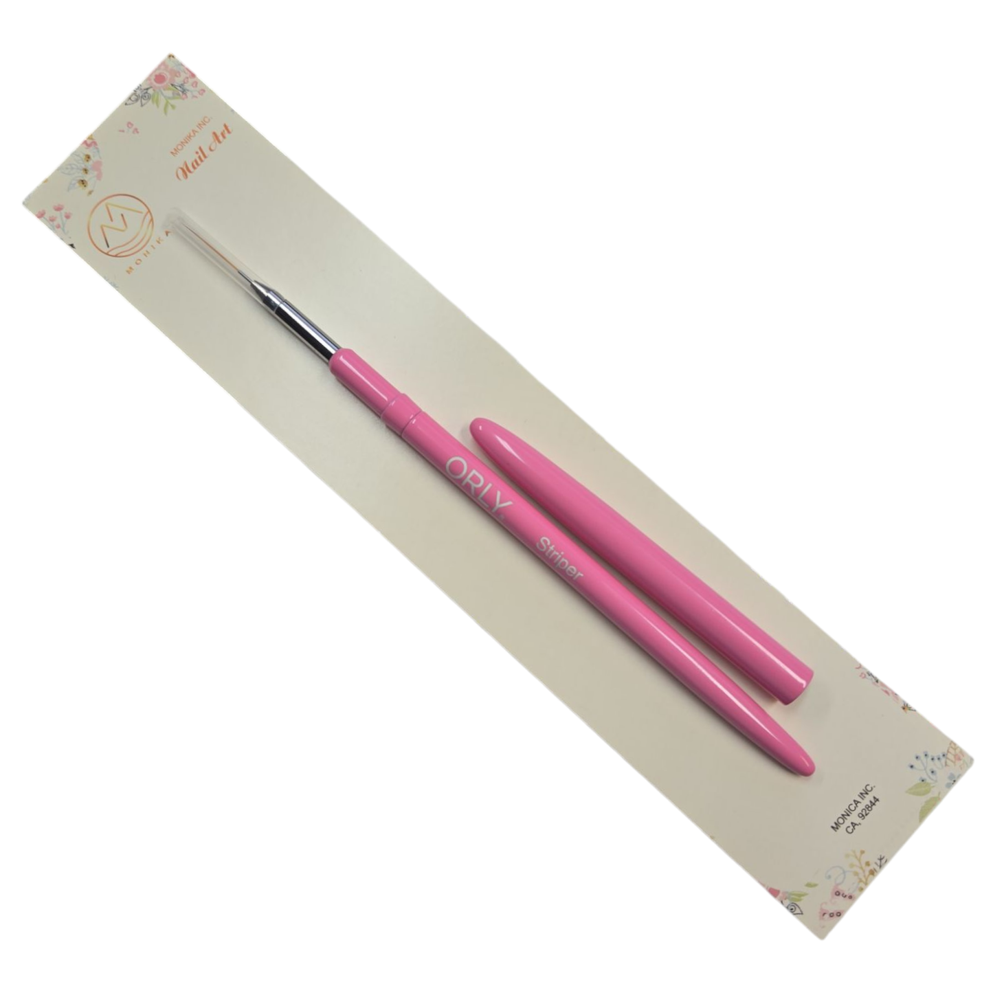 Orly Nail Art Brush Striper Brush Pink Handle #2360007