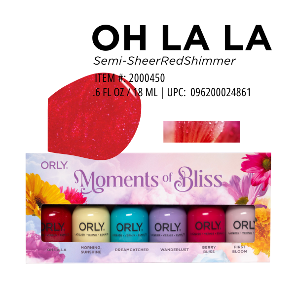 Orly Nail Lacquer Oh La La .6oz #2000450