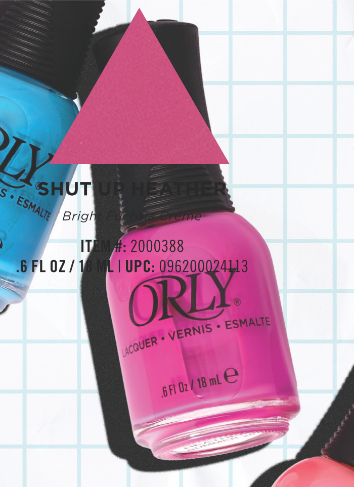 Orly Nail Lacquer Shut Up Heather .6fl oz/18ml #2000388